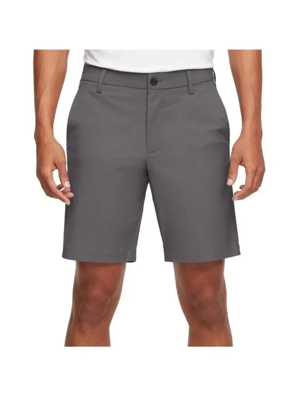 NWT Banana Republic Men's 34 Gray Stretch Chino Shorts Quick Dry Casual Wear